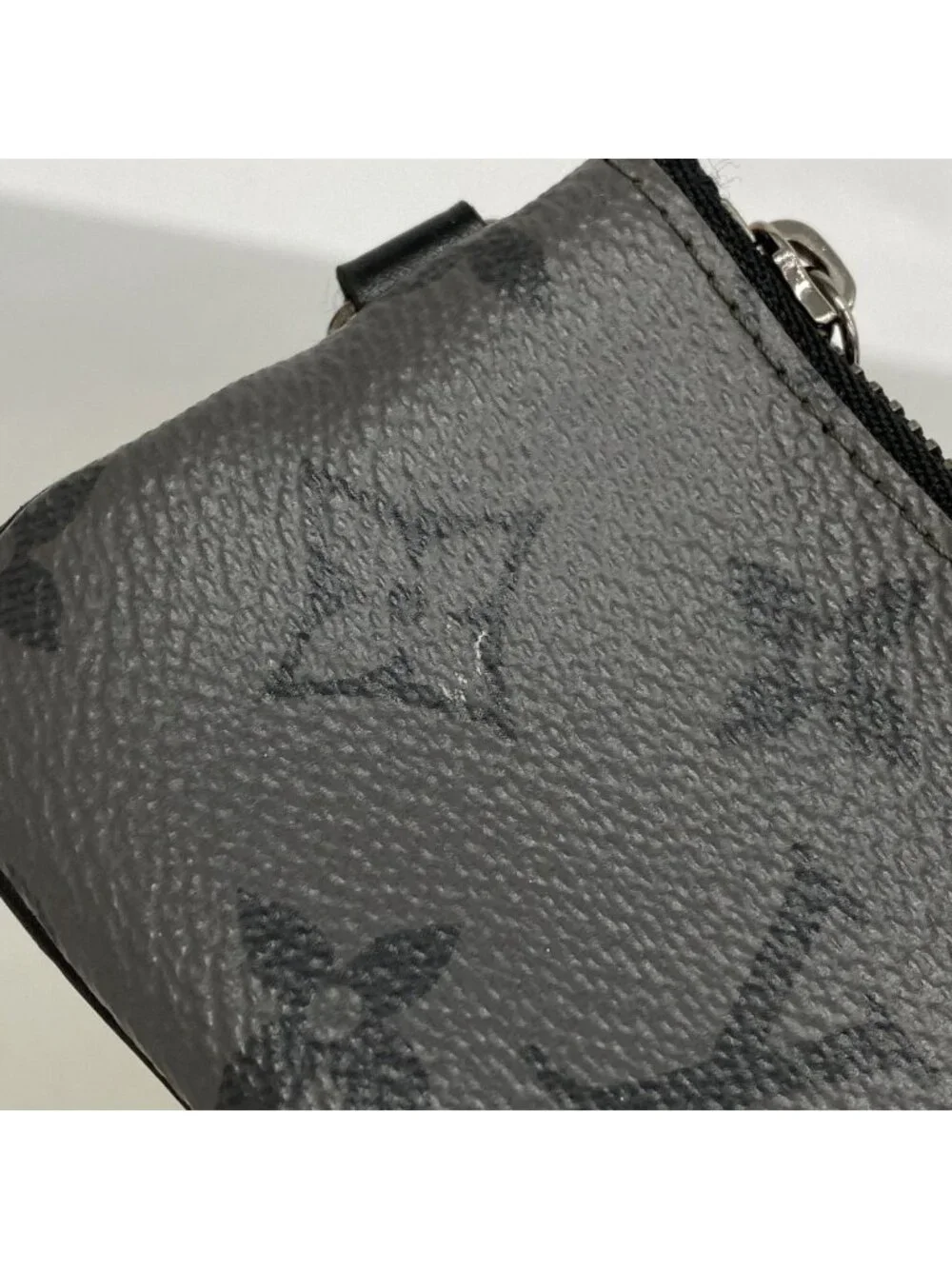 Louis Vuitton Shoulder Bag Monogram Eclipse Reverse Trio Messenger Black Gray